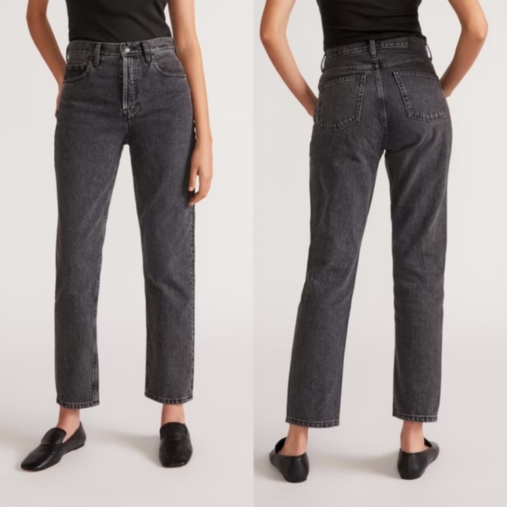 EVERLANE The 90’s Cheeky Jean, 23 Crop - Black
